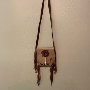 Brown Jimmy WZ Crossbody Purse